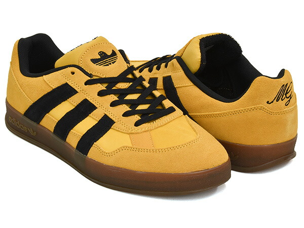 【現通貨価値での売りわたすは6/16 23:59まで】adidas Skateboarding ALOHA SUPER【アディダス スケートボーディング アロハ 百貨店】【マーク・ゴンザレス ゴンズ Mark Gonzales GONZ】【スケシュー 黄色 黒いこと】PREYEL / CBLACK / GUM5