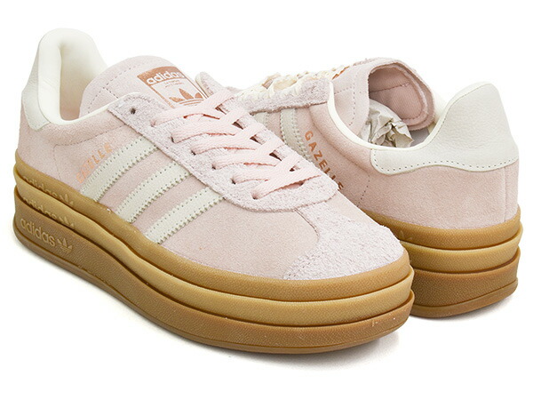 adidas GAZELLE BOLD W【アディダス ガッツレー 黒板 ウィメンズ ガゼル】【中庭 流行り物 インドア 形づくる 調教師 心地好い レディース サクラ色 白いこと】SANPIN / OWHITE / COPPMT