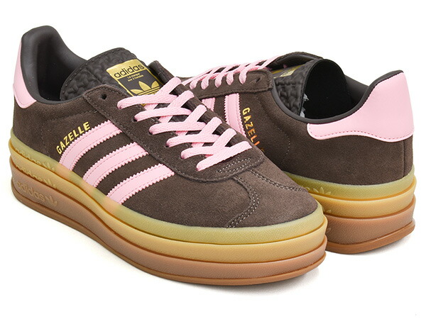 【現価格での販売は4/23 23:59まで】 adidas GAZELLE BOLD W 【アディダス ガッツレー ボールド ウィメンズ ガゼル】 【テラス ファッション インドア トレーニング トレーナー カジュアル レディース ホワイト ピンク】 AUCO/LTPINK/GOLDMT [sptm]