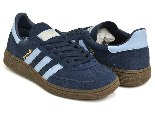 【現価格での販売は4/23 23:59まで】 adidas HANDBALL SPEZIAL J 【アディダス ハンドボール スペツィアル ジェー スペシャル】 【ジュニア キッズ テラス ファッション】 【インドア トレーニング レディース ネイビー】 CONAVY / CLEARSKY / GUM5