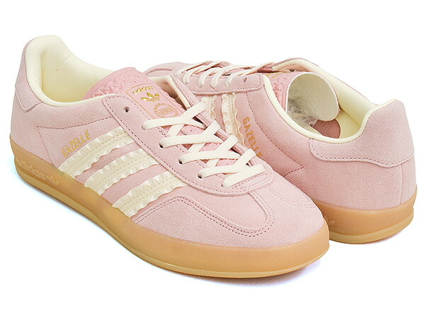 adidas GAZELLE INDOOR W【アディダス ガッツレー インドア ガゼル ウィメンズ】【中庭 流行り物 インドア 形づくる 調教師 心地よい レディース さくら色】WONMAU / CREWHT / GUM3