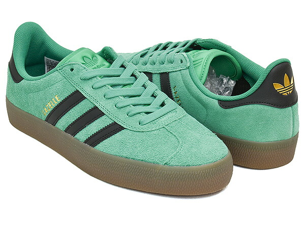 adidas Skateboarding GAZELLE ADV【アディダス スケートボーディング ガッツレー ガゼル エーディーブイ】【アドバンス スケートボード シューズ スケシュー テラス ファッション グリーン】COUGRN / CBLACK / GUM5|GETTRY MAG