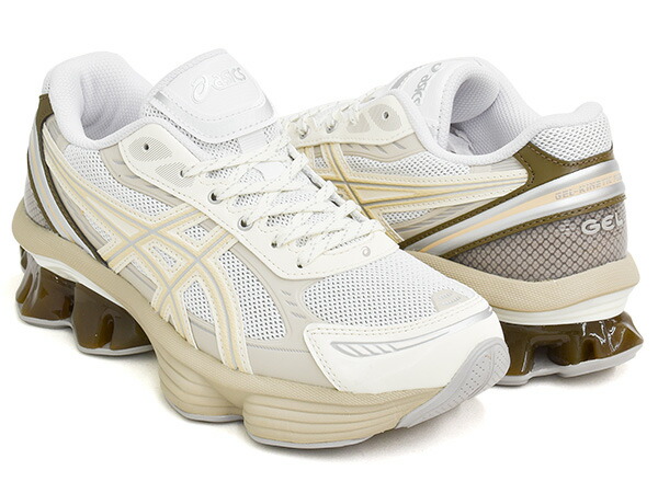 【現価格での販売は4/12 23/59まで】 ASICS SportStyle GEL-KINETIC FLUENT 【アシックス スポーツスタイル ゲル キネティック フルーエント】 【ライフスタイル ランニング スニーカー シューズ メンズ レディース】 WHITE / WHITE