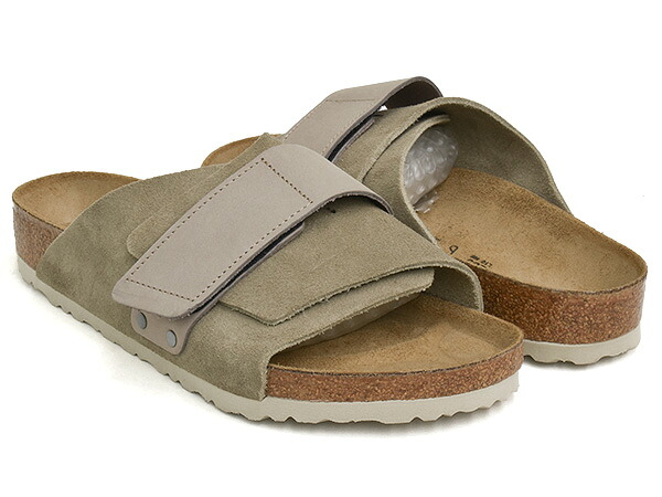 【現価格での販売は4/23 23:59まで】 BIRKENSTOCK KYOTO 【ビルケンシュトック キョウト キョート】 【サンダル ビルケン レギュラー ナロー 普通幅 細幅 ヌバック スエード レザー スウェード トープ ベージュ】 TAUPE / NUBUCK LEATHER / SUEDE LEATHER