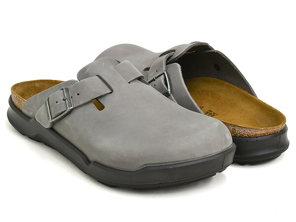 【現価格での販売は4/23 23:59まで】 BIRKENSTOCK BOSTON CT 【ビルケンシュトック ボストン シーティ クロスタウン】 【サンダル クロッグ ビルケン レギュラー 普通幅】 【オイルドレザー アイアン グレー】 IRON / OILED LEATHER