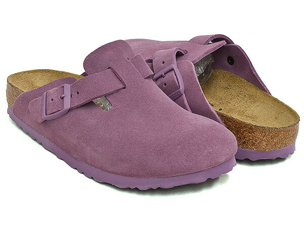 【現価格での販売は4/12 23/59まで】 BIRKENSTOCK BOSTON 【ビルケンシュトック ボストン】 【サンダル クロッグ ビルケン レギュラー ナロー 普通幅 細幅】 【スエードレザー スウェード モーブ ピンク パープル】 MAUVE