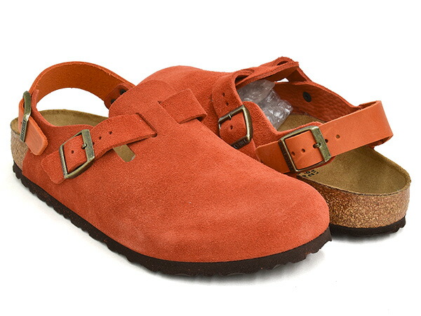 【現価格での販売は4/12 23/59まで】 BIRKENSTOCK TOKIO 【ビルケンシュトック トキオ トウキョー 東京】 【サンダル ビルケン レギュラー ナロー 普通幅 細幅】 【スエードレザー ラスト ブラウン オレンジ レッド】 RUST BROWN / SUEDE LEATHER