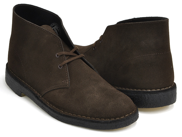 clarks desert boots brown suede