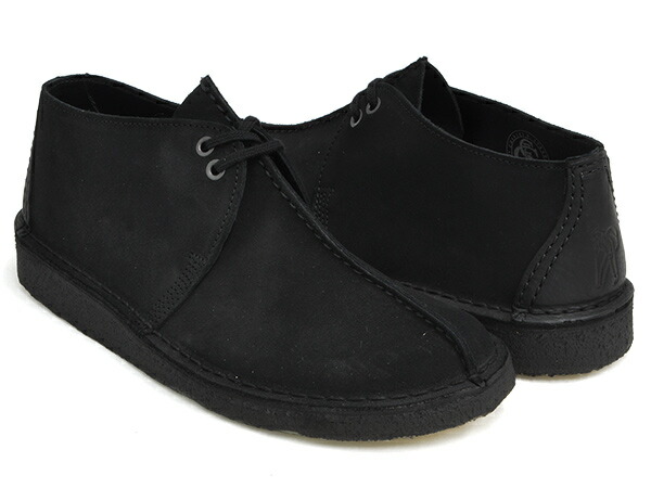 clarks desert trek black