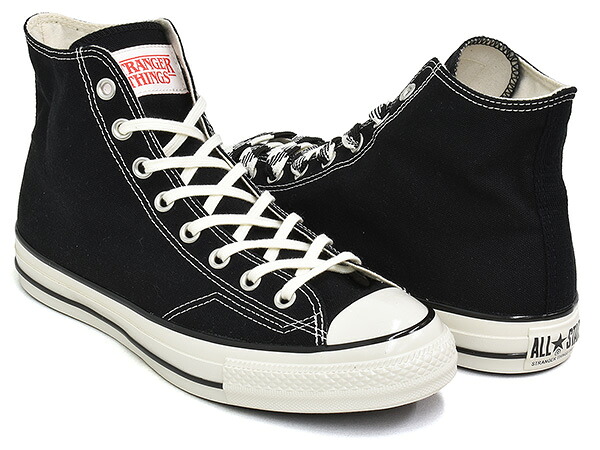 CONVERSE ALL STAR AGED 87 CL HI / STRANGER THINGS 5【コンバース オールスター エイジド ハイ】【ストレンジャー・シングス 未知の世界 シーズン5 ブラック】BLACK (1SE830)｜GETTRY MAG 10,780円