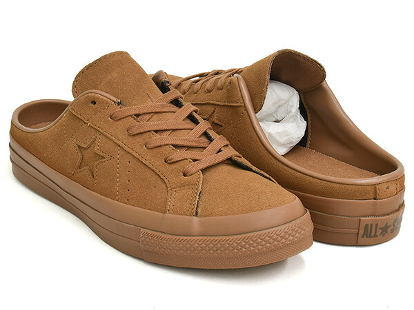 CONVERSE ONE STAR SUEDE MULE【コンバース ワンスター スエード スウェード】【ミュール 海外製 ブラウン】BROWN|GETTRY MAG