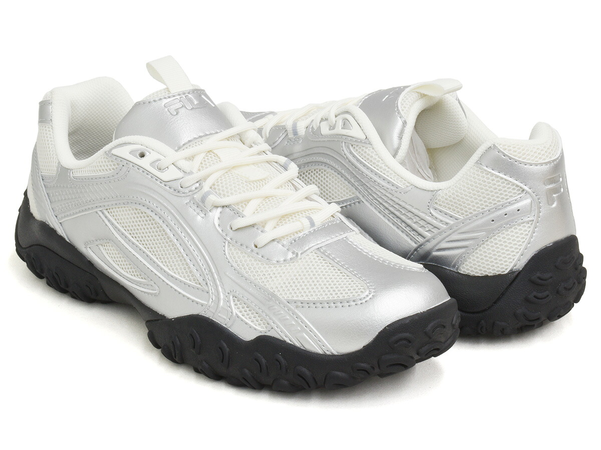 FILA ECHAPPE MS【フィラ エシャッペ エムエス】【アウトドア トレイル シューズ ロープロファイル 薄底 バレエコア ゴープコア カジュアル】【メンズ ウィメンズ レディース ユニセックス aespa NINGNING IMP. 佐藤新 シルバー】GREY / WHITE / WHITE|GETTRY MAG