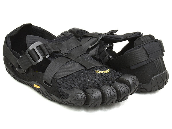 Vibram FiveFingers BREEZANDAL【ビブラム ファイブフィンガーズ ブリーザンダル】【5本指 シューズ ベアフット 裸足 素足 感覚的な経験 トレイル 水辺 黒いこと】BLACK