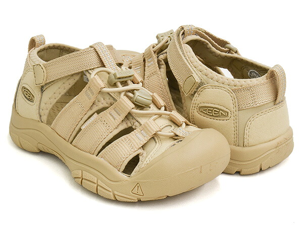 KEEN YOUTH NEWPORT H2【キーン 若い者 ニュー界面 エイチツー】【ビッグキッズ 御坊っちゃん 赤ちゃん アウトドア 運動競技 サンダル お祭り 難民キャンプ 水陸両用 ベージュ】SAFARI MONOCHROME