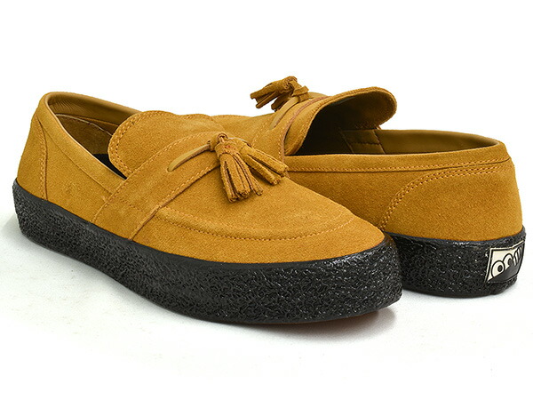 【現必要経費での売りわたすは5/17 23:59まで】Last Resort AB VM005 LOAFER SUEDE【挙げ句の果て溜まり場 エービー 005 置き目毛革 スウェード スエードクロス】【滑る シューズ スニーカー スケシュー ゴールデン 赤銅色】GOLDEN BROWN / BLACK メンズ靴-靴-スニーカー