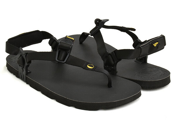 LUNA SANDALS MONO WINGED EDITION 【ルナ サンダル モノ ウィングド エディション】 【ベアフット ランニング ストラップ HUARACHE ワラチ ハラチ】 BLACK