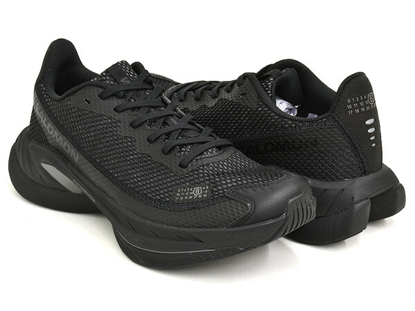 MM6 Maison Margiela x SALOMON SPECTUR 2【エムエム6 住み家 マルジェラ サロモン スペクター ツー】【駈けっくら 読み込む 形づくる シューズ スニーカー サンダル メンズ レディース 黒いこと ピューター しろがね色】BLACK / PEWTER / SILVER
