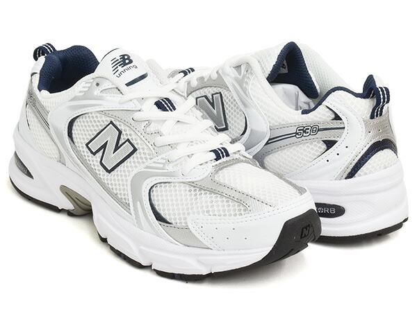 NEW BALANCE MR530 SG 【ニューバランス 530】 【ランニング レトロ カジュアル Y2K シューズ スニーカー Dワイズ】 【メンズ ウィメンズ レディース ホワイト ネイビー シルバー】 WHITE / NATURAL INDIGO (WIDTH:D)
