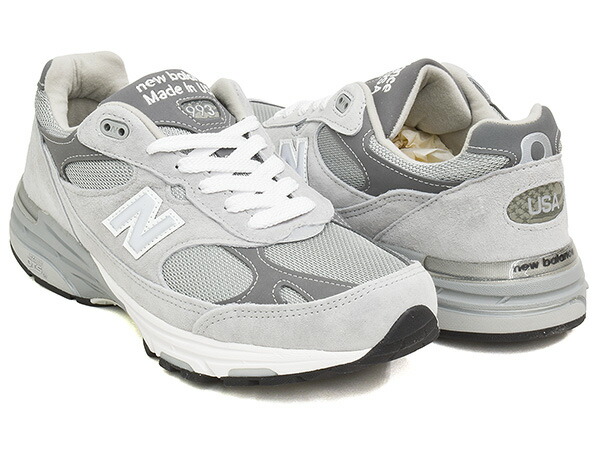 NEW BALANCE MR993 GL【ニュー平衡にする 993 広広とした 幅ひろい】【お手伝いさん はたご屋 USA 亜米利加 薄墨色】GREY / GREY / WHITE (WIDTH:2E)
