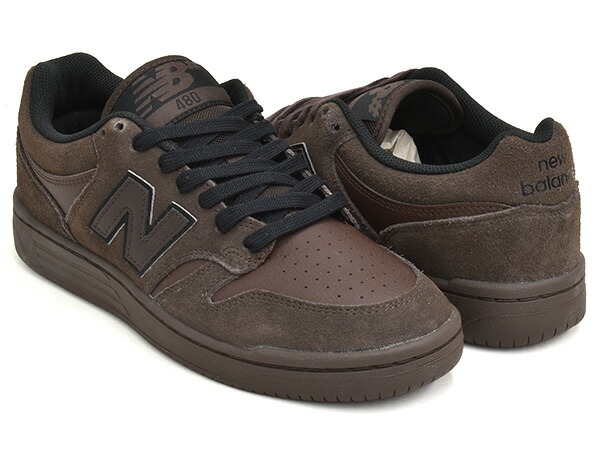 NEW BALANCE NUMERIC UN480 CHC【ニューバランス ヌメリック 480 480L P480 プライド PRIDE】【スケートボード スケート シューズ スケシュー NB ブラウン チョコレート】BROWN / BROWN