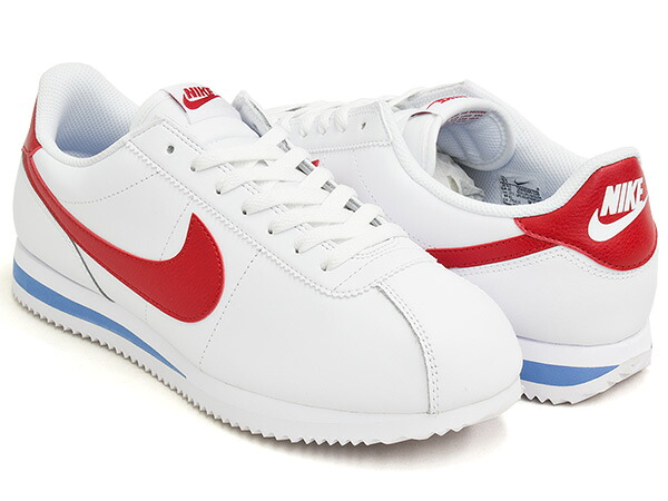 NIKE CORTEZ【ナイキ コルテッツ】【2 レザー ホワイト レッド ブルー トリコロール】WHITE / VARSITY RED - VARSITY BLUE|GETTRY MAG