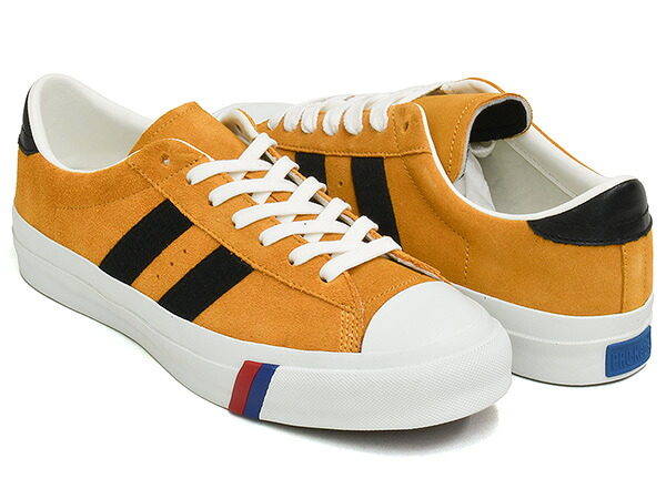 PRO-Keds ROYAL PLUS SUEDE LO【プロケッズ ロイヤル つけ加える スエードクロス 置き目 スウェード】【Vibram ビブラム スニーカー シューズ 靴 心地よい アイビー 洋芥子 黄色】MUSTARD