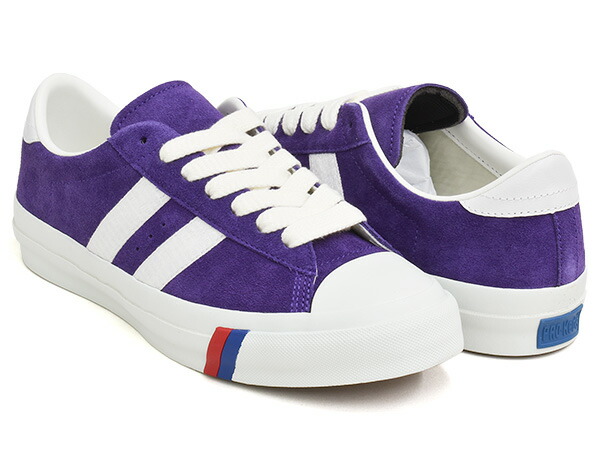 PRO-Keds ROYAL PLUS SUEDE LO【プロケッズ ロイヤル プラス スエード ロー スウェード】【Vibram ビブラム スニーカー シューズ 靴 カジュアル アイビー パープル】PURPLE｜GETTRY MAG