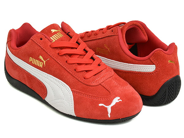 PUMA SPEEDCAT OG【プーマ スピードキャット オージー オリジナル】【レーシング ドライビング シューズ ロープロファイル レースコア レッド】FOR ALL TIME RED - PUMA WHITE|GETTRY MAG