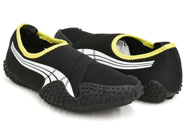PUMA MOSTRO FLEX 【プーマ モストロ フレックス】 【ウォーター シューズ スリッポン スパイク シューズ ロープロファイル レースコア レディース ブラック ホワイト】 PUMA BLACK