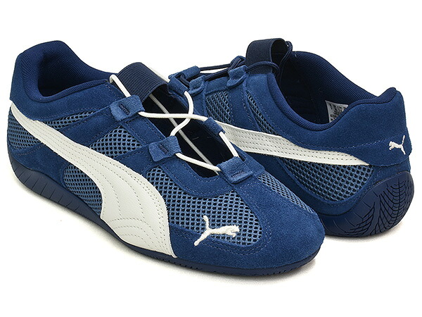 PUMA SPEEDCAT GO WNS 【プーマ スピードキャット ゴー ウィメンズ】 【レーシング ドライビング シューズ ロープロファイル フラット レースコア バレエコア レディース ブルー ネイビー】 PERSIAN BLUE - WARM WHITE 10,296円