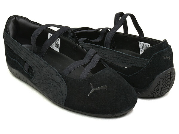 PUMA SPEEDCAT BALLET PYTHON WNS 【プーマ スピードキャット バレエ パイソン ウィメンズ】 【アニマル ヘビ レーシング ドライビング シューズ ロープロファイル フラット レースコア バレエコア レディース ブラック】 PUMA BLACK