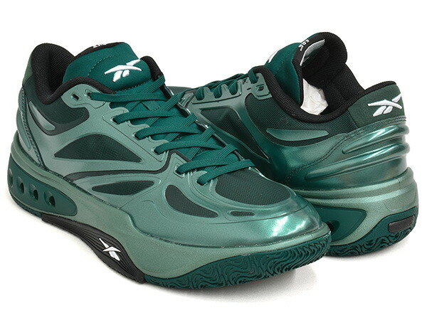 【現必要経費での売りわたすは6/16 23:59まで】Reebok ENGINE A【リーボック 発動機 エー】【篭球 シューズ スニーカー 金属元素緑であること】GREEN / GREEN / BLACK