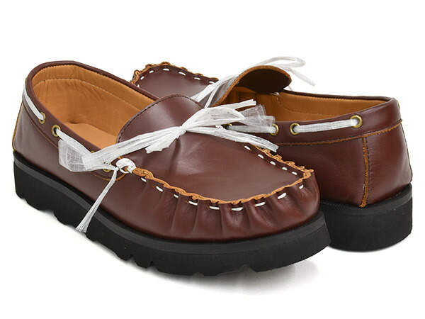 【現必要経費での売りわたすは6/30 23:59まで】TOMOTAKA ONOZAKI DYNEEMA MOCCASIN【トモ鷹 オノザキ ダイニーマ モカシン】【シューズ Tomo \u0026 Co トモ アンド シーオー SATOSHI EZAKI】CHERRY RED LEATHER
