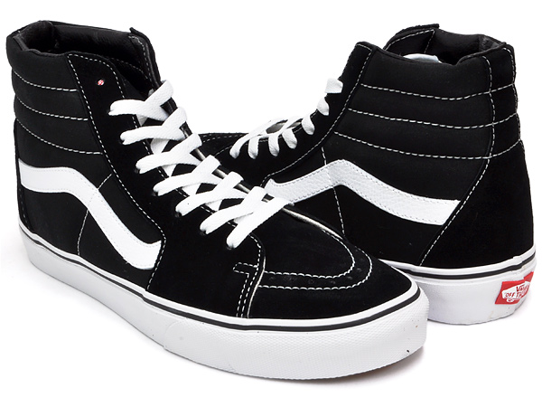 sk8 hi black white