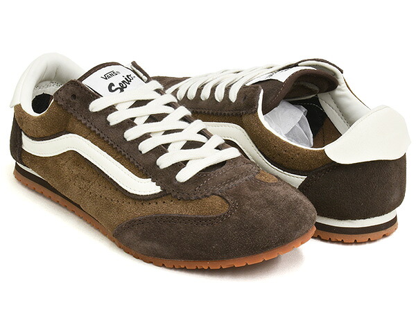 VANS SUPER LOWPRO 【バンズ スーパー ロープロ】 【セリオ SERIO ロープロファイル 薄底 スウェード ブラウン】 SUEDE DEMITASSE
