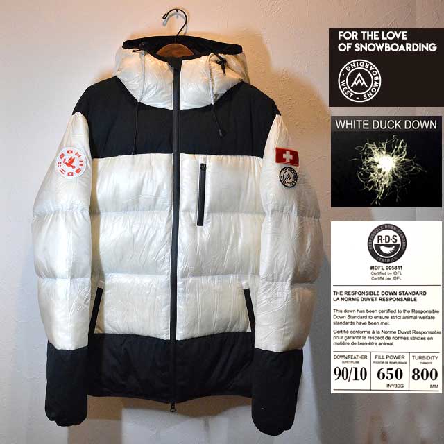 【楽天市場】2122 West Snowboarding DOWNJACKET ダウンジャケット SNOWBOARD ウエスト スノーボード フェザー ダウン ジャケット アウター 撥水