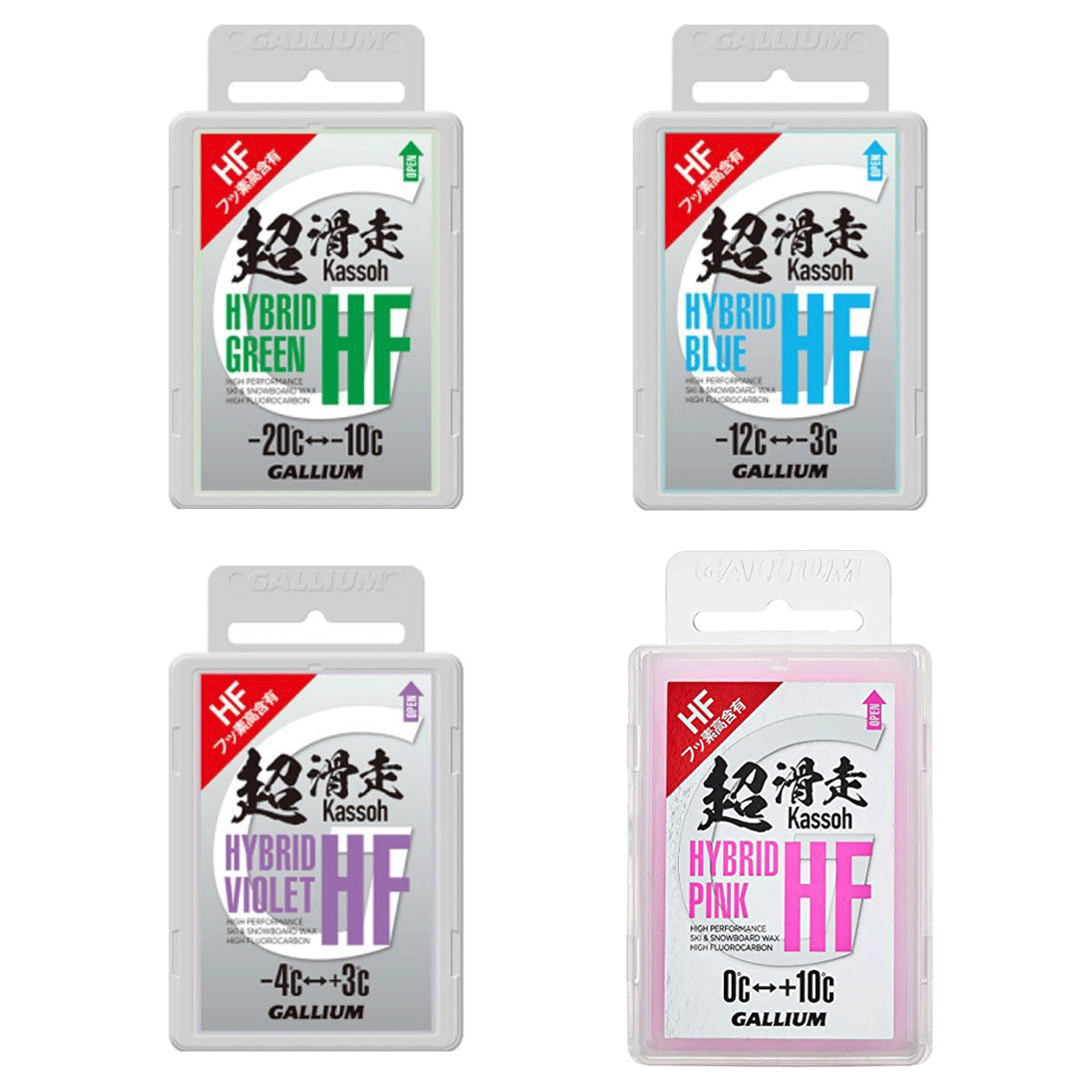 ガリウムワックス GALLIUM 超滑走 HYBLID HF フッ素高含有 50g ガリウム WAX ワックス ホットワックス トップワックス スキー  スノーボード 【セール】