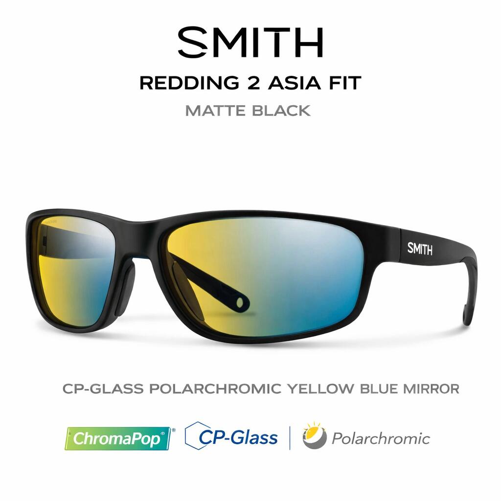 SMITH スミス サングラス 【 REDDING 2 Matte Black 】 フィッシング アウトドア ファッション サーフィン キャンプ 自転車 ランニング ASIAN FIT 調光