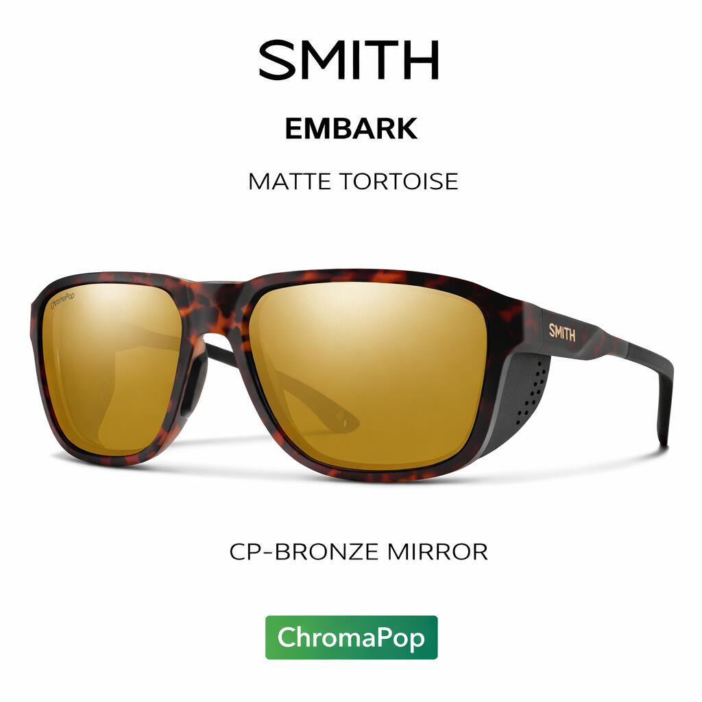 SMITH スミス サングラス 【 Embark Matte Tortoise 】 フィッシング アウトドア ファッション サーフィン キャンプ 自転車 クロマポップ 20,790円