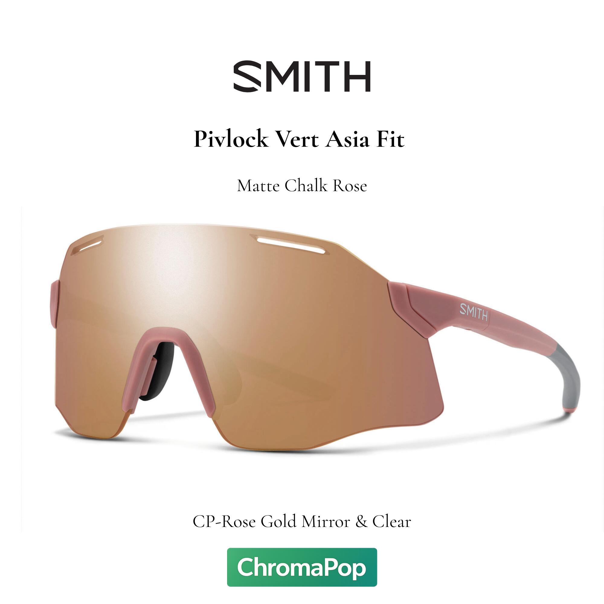 SMITH スミス サングラス 【 PivLock Vert Matte Chalk Rose 】 フィッシング アウトドア ファッション サーフィン キャンプ 自転車 ランニング｜G.F.CREEK 24,992円