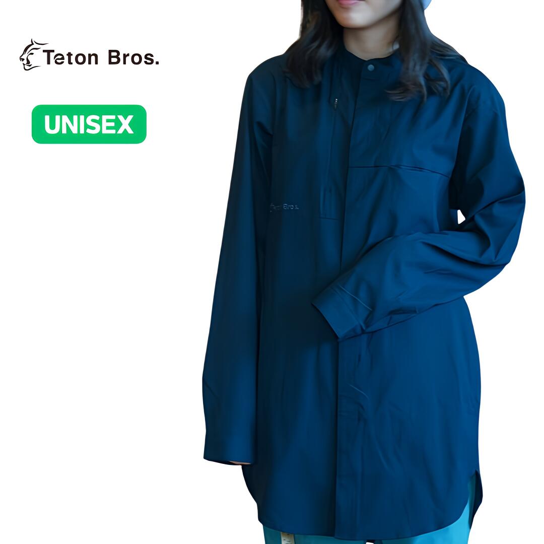 Teton Bros ティートンブロス Chill Long Shirt アウトドア 登山 キャンプ BLACK ロングシャツ