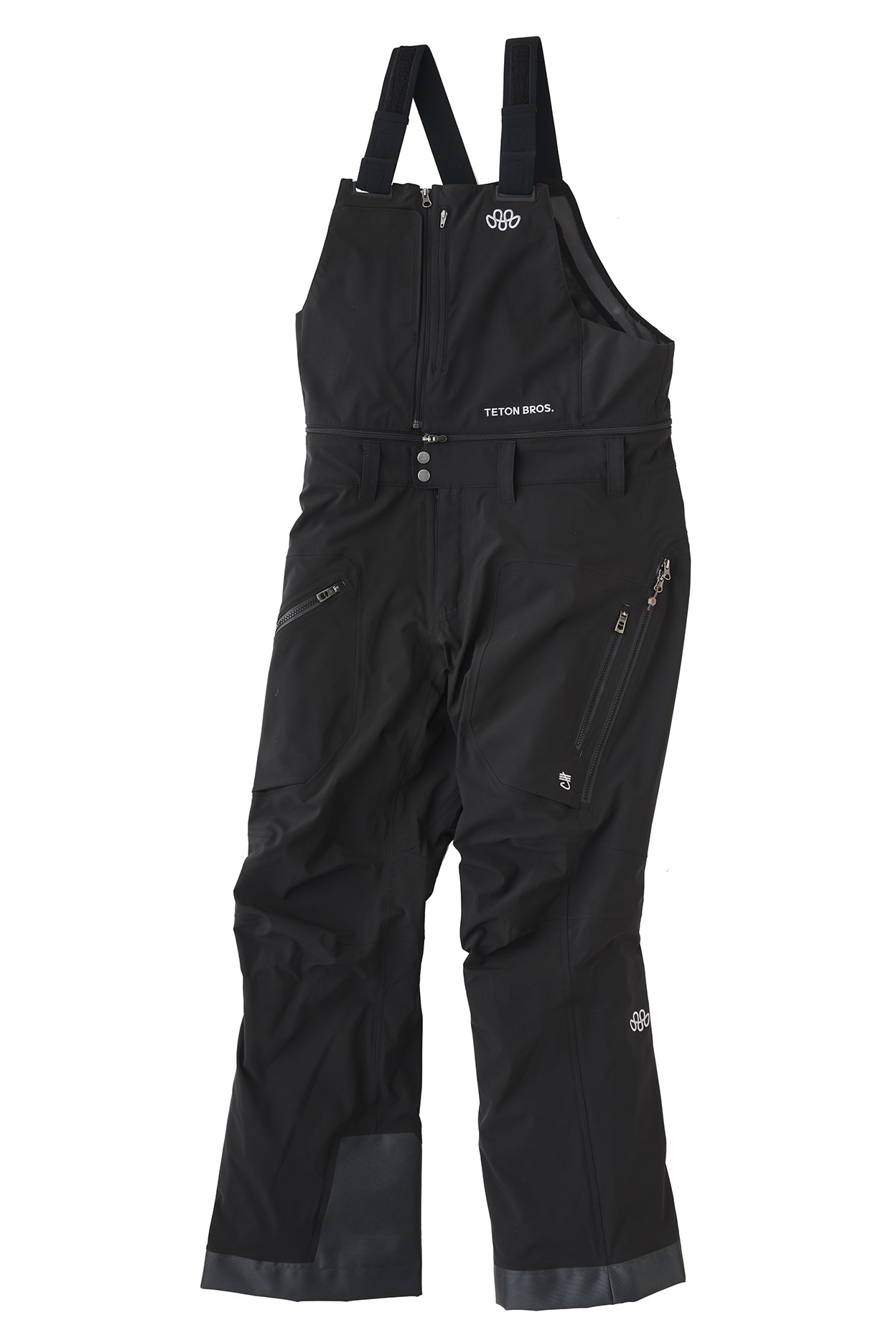 Teton Bros. 結核症 PANT ティートンブロス ビブパンツ メンズ 雨合羽 通気 伸ばすこと Tasma原料品 ノン剪断応力心積もり うしろ側カントリー相応う 結核症253-02M BLACK