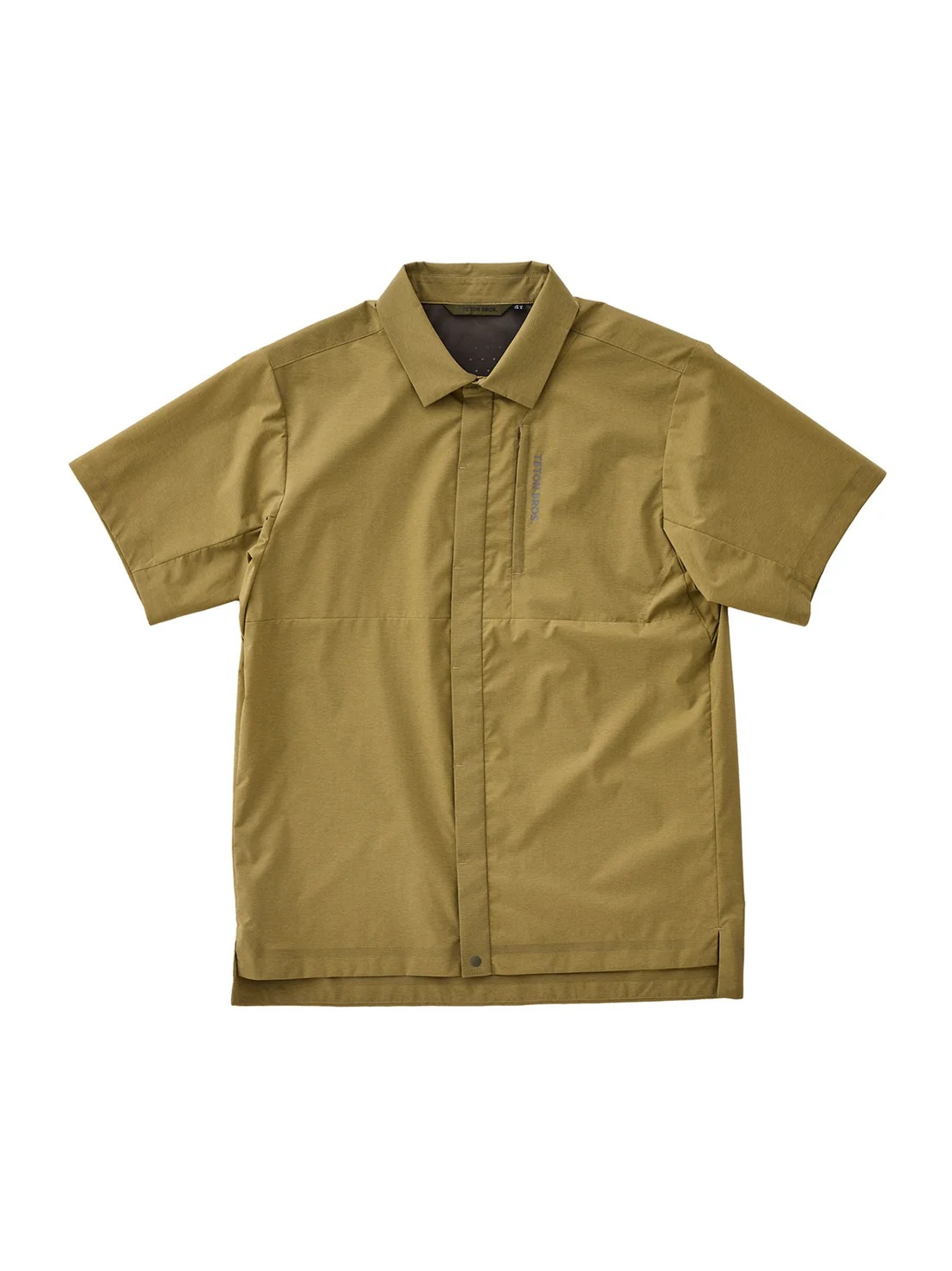 TETON BROS Run Shirt Khaki 肺結核261-510221 ティートンブロス メンズ  アウトドア 吸汗速乾