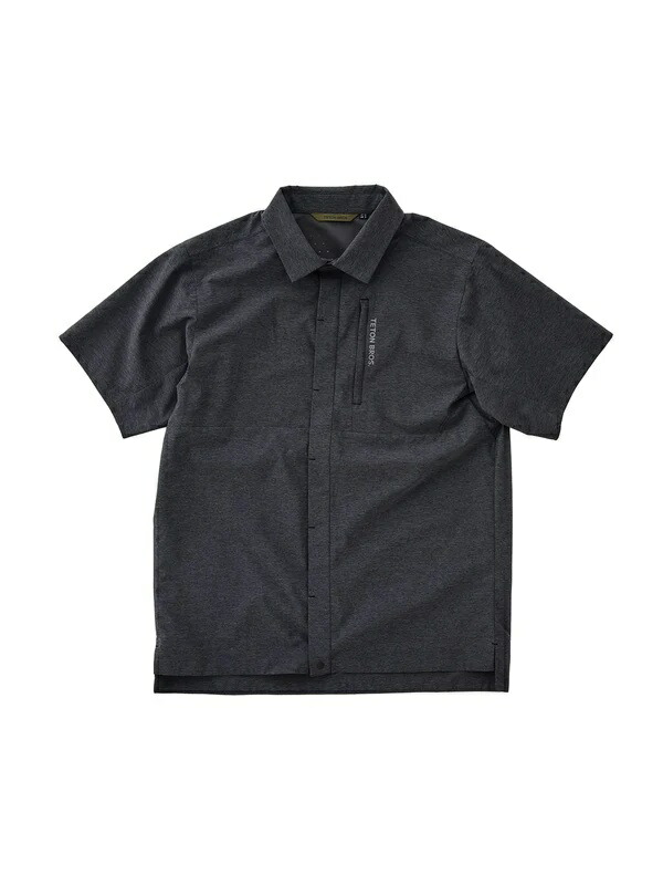 TETON BROS Run Shirt Black 肺結核261-510621 ティートンブロス メンズ  アウトドア 吸汗速乾