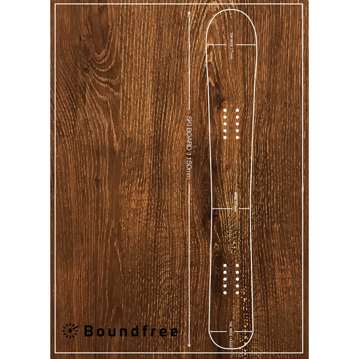 【美品】SNOWSKATE スノースケート BOUNDFREE【used】