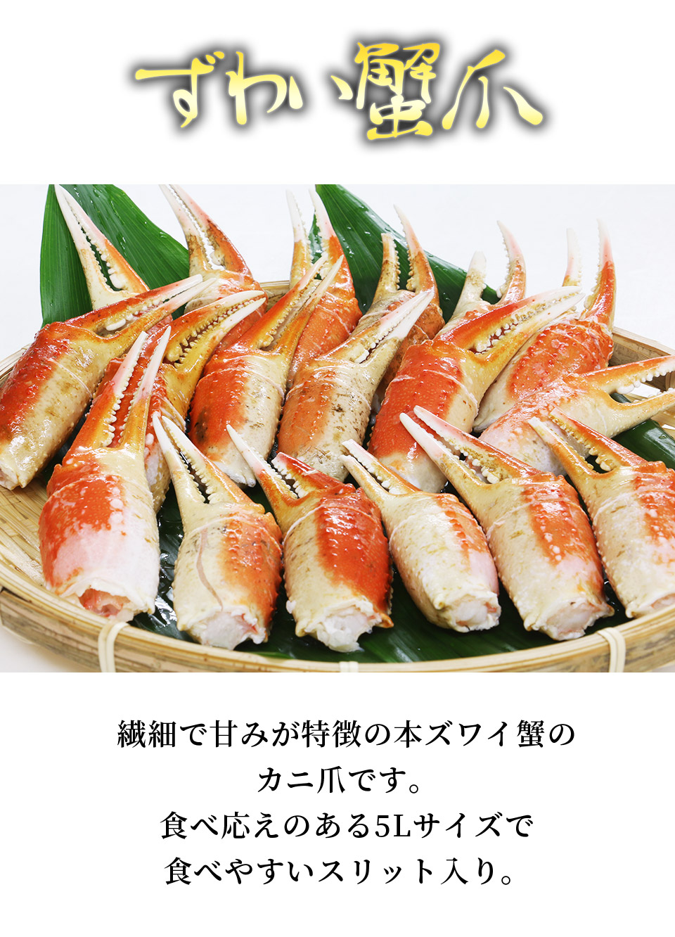 完売 ずわい蟹爪 ５lサイズ 海外産 ギフト 内祝い 丑の日 土用 紅白 贈り物 スタミナ プレゼント カニ 蟹爪 Onlylife 公式ショップ 店 珍しい Vancouverfamilymagazine Com