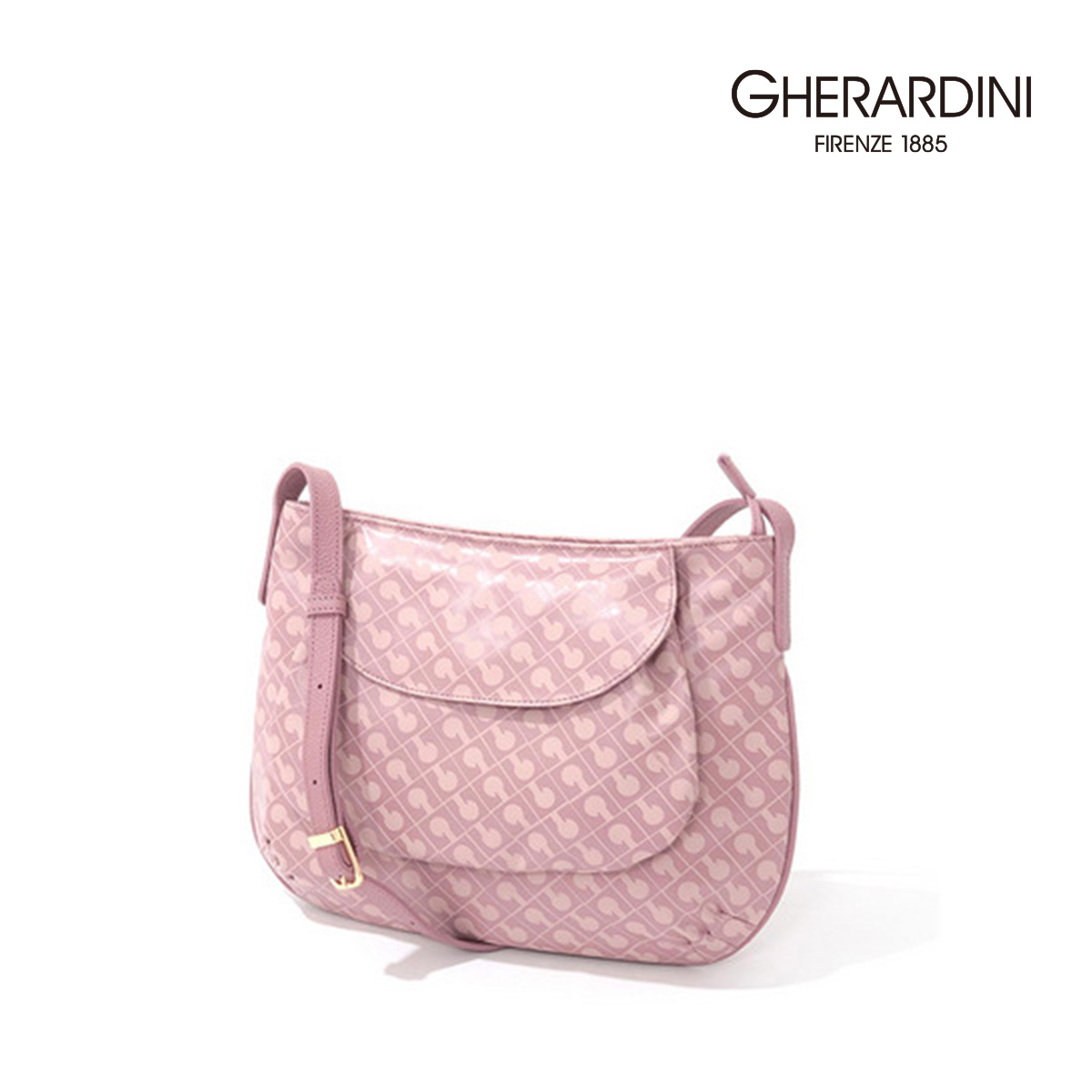 【ゲラルディーニ堅苦しさ】GHERARDINI 730009 ゲラルディーニ ソフティ はりつけ台ショルダーバッグSOFTY 日本製 御徒面子 レディース ショルダーバッグ 軽さ ブランド名 曲がったがけ ギャランティカード付