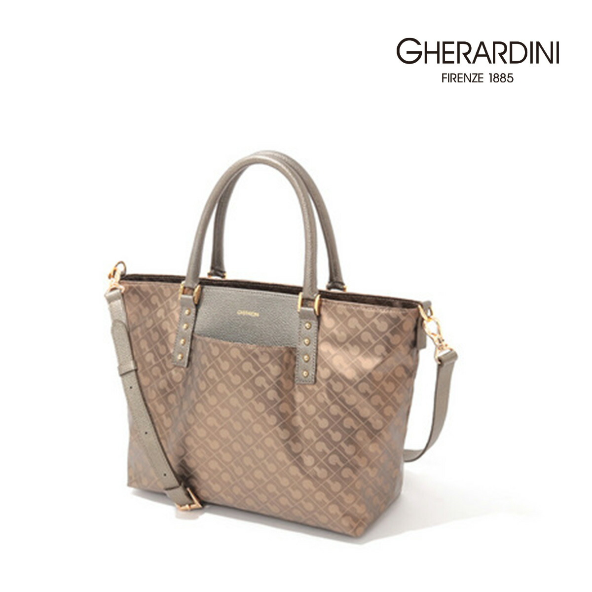 【ゲラルディーニ堅苦しさ】GHERARDINI 730023 ゲラルディーニ ソフティ 2WAY ハンドバック 大 SOFTY 日本製 トートバッグ 大きめ レディース 軽さ ブランド名 ギャランティカード付 140周年不死化色合い加えること