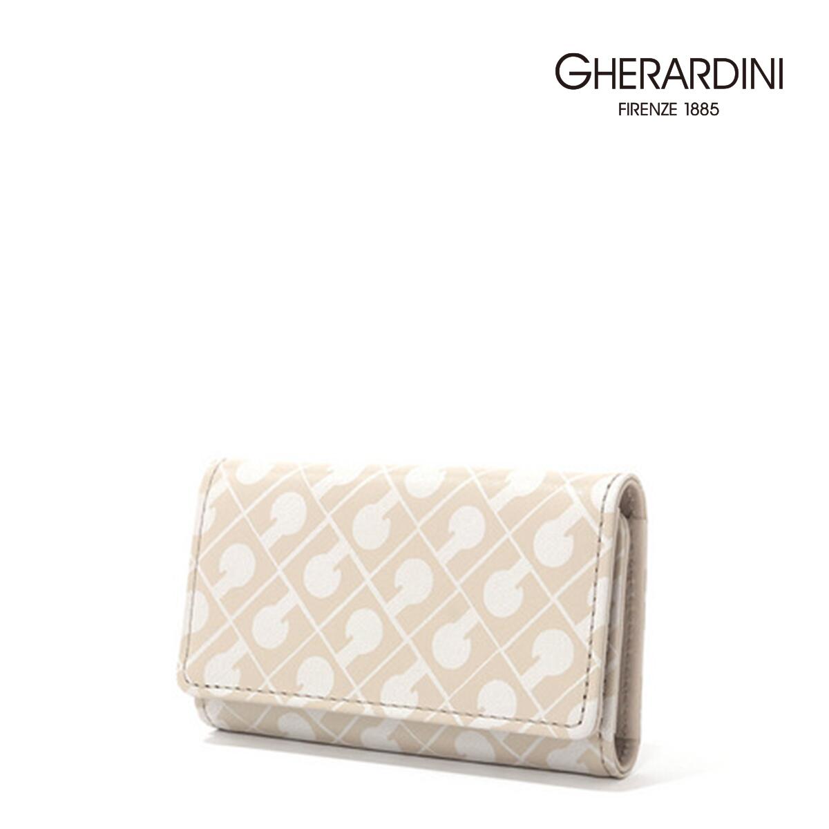 【ゲラルディーニ堅苦しさ】GHERARDINI 730503 ゲラルディーニ 牛皮 Gモノグラム 4連手がかり入れものSOFTY 日本製 手がかり入れもの レディース 軽さ ブランド名 ギャランティカード付