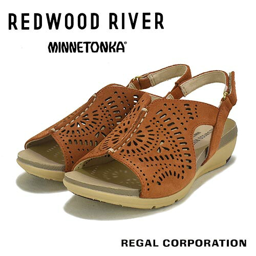 RED WOOD RIVER MINNETONKA　革　レザーカット　バックベルト　サンダル